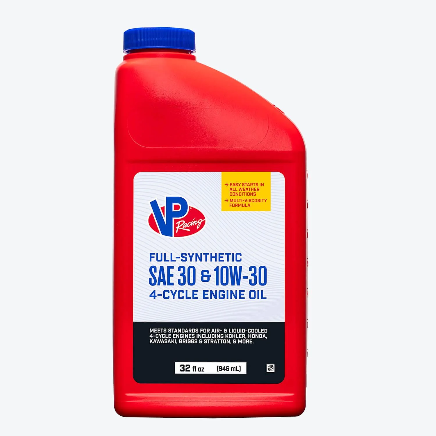 VP Racing 4-Cycle Engine Oil SAE 30 - 10W30 Full Synthetic Small Engine Oil - Image 4