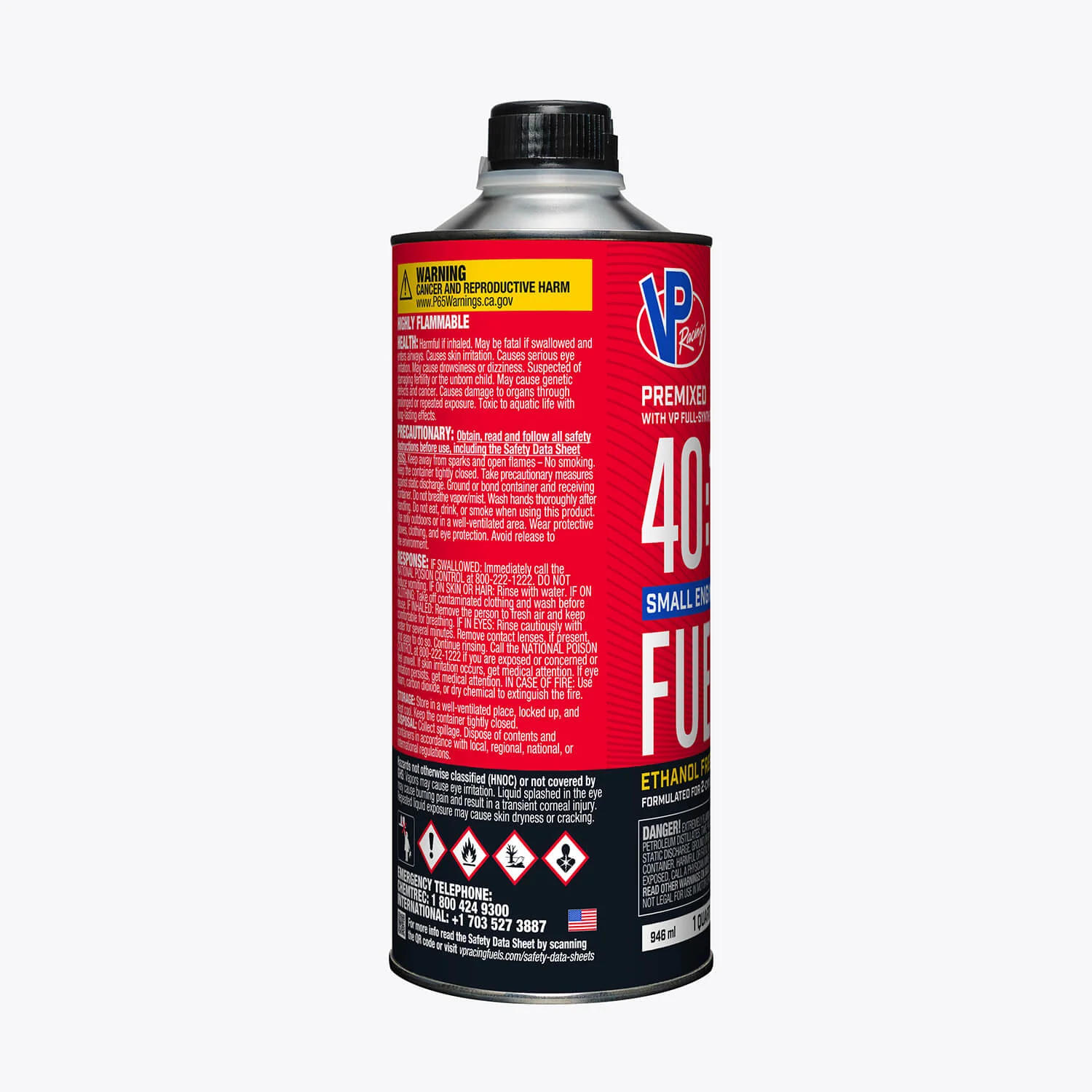 VP Racing 40:1 Fuel Mix: Premixed Ethanol-Free - Image 2