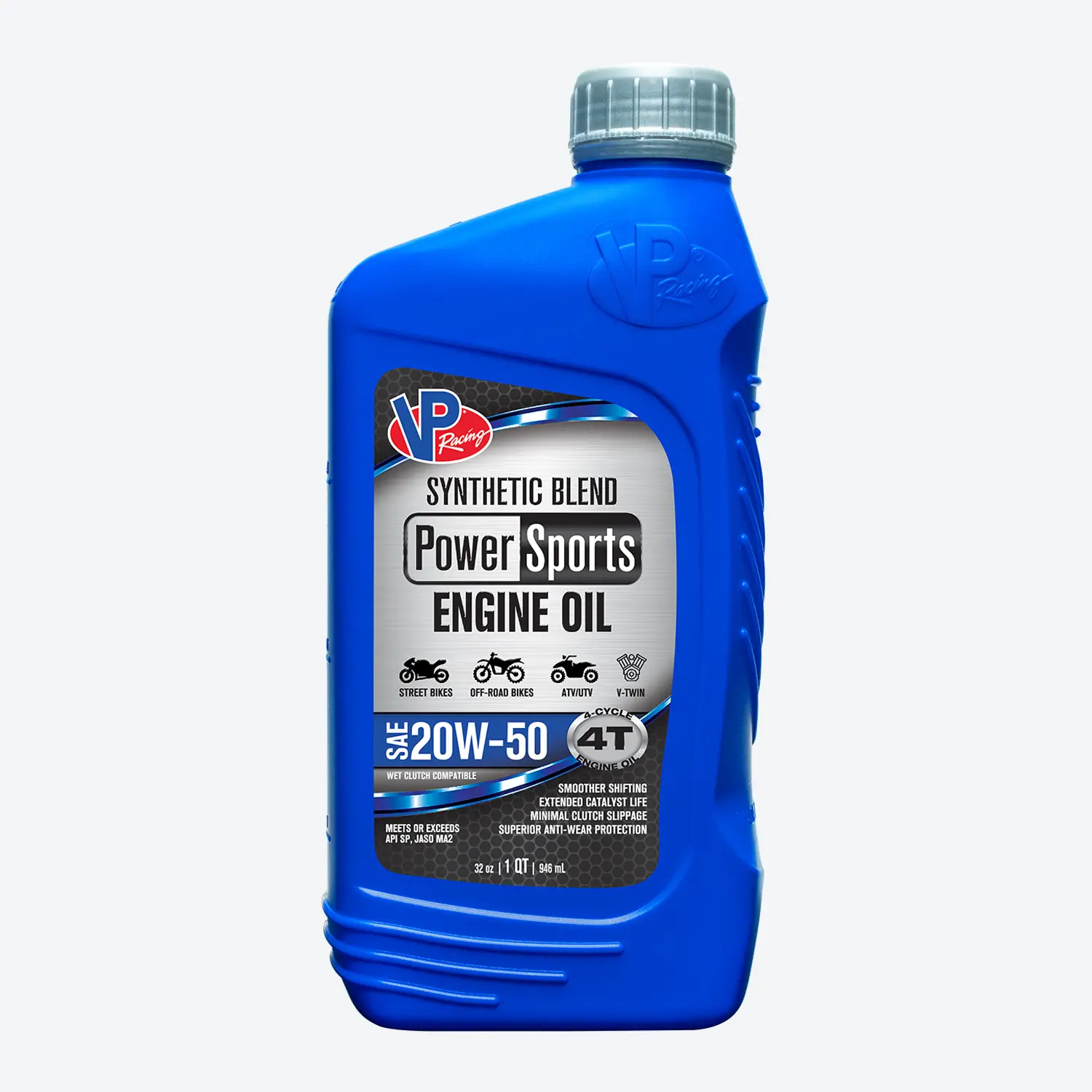 VP Racing 4T Synthetic Blend SAE 20W50 Engine Oil Powersports