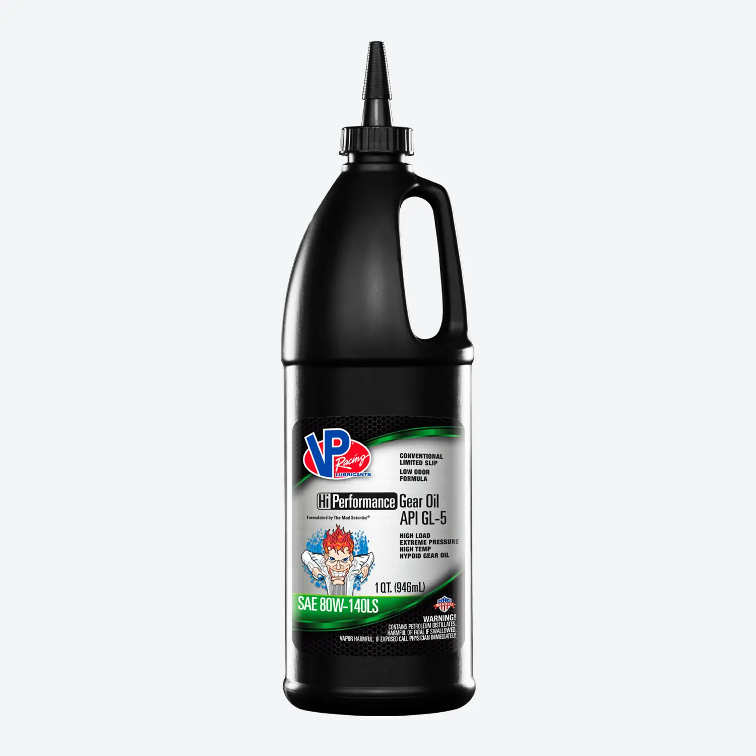 VP Racing Hi-Performance SAE 80W140 Gear Oil - Semi-Synthetic API GL-5 LS
