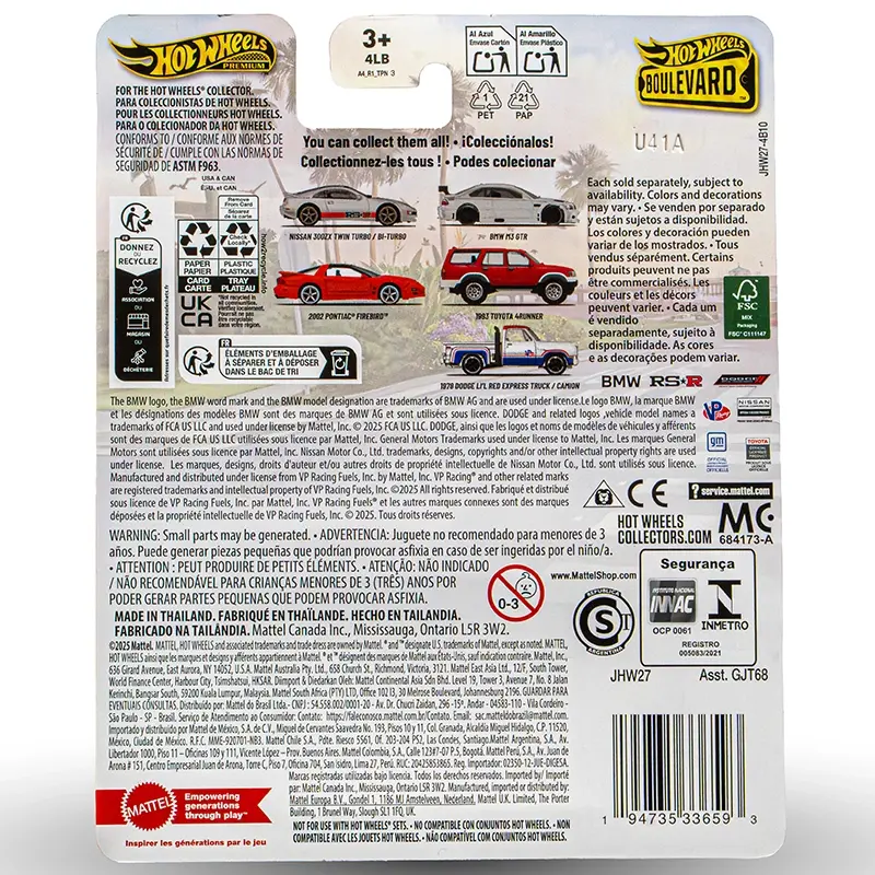 VP Racing Hot Wheels 1978 Dodge Lil Red Express Truck (1:64 Scale) - Image 4