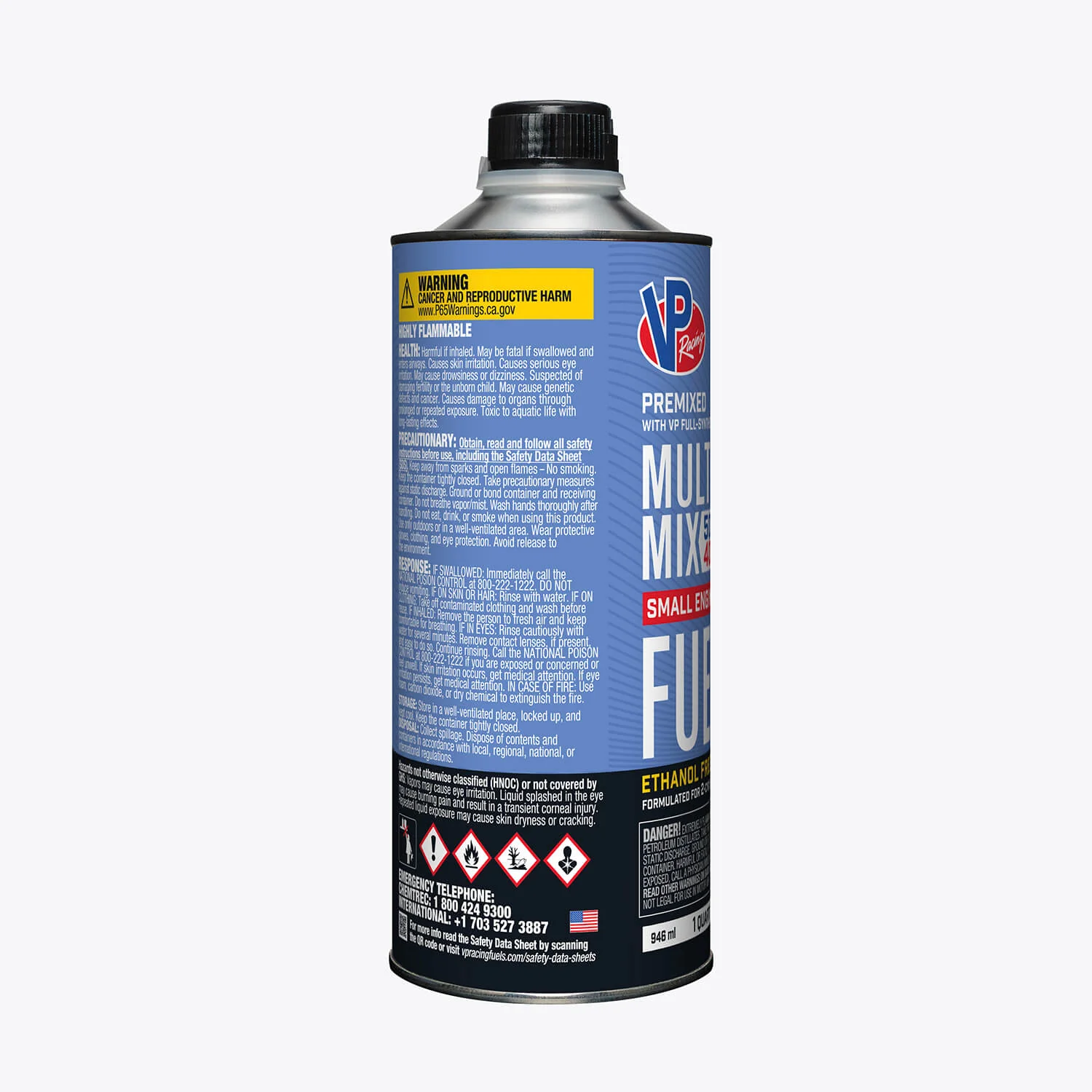 VP Racing Multi-Mix 40:1 - 50:1 Premixed Fuel for 2-Cycle Engines - Image 4