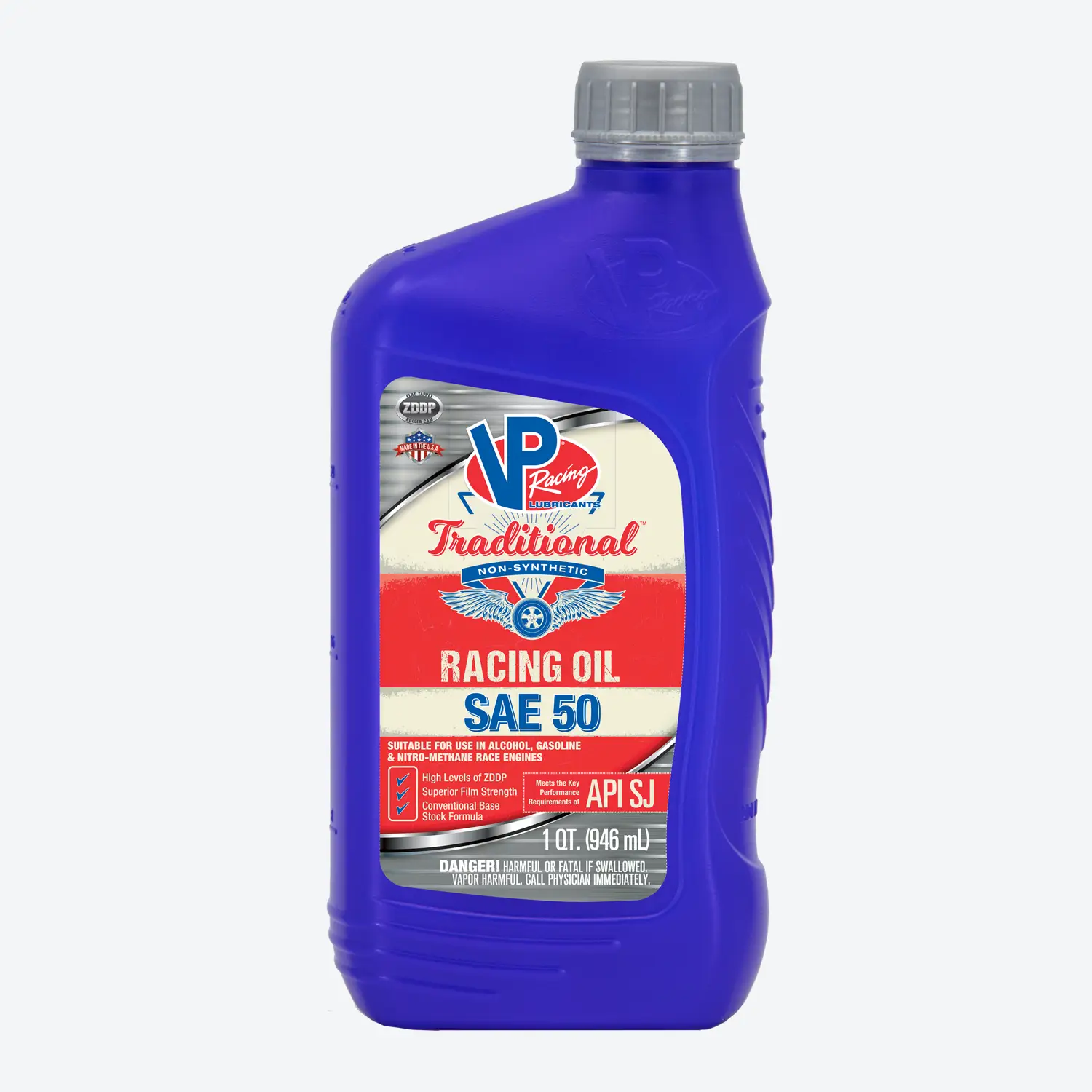 VP Racing SAE 50 VP Traditional⢠Non-Synthetic Racing Oil