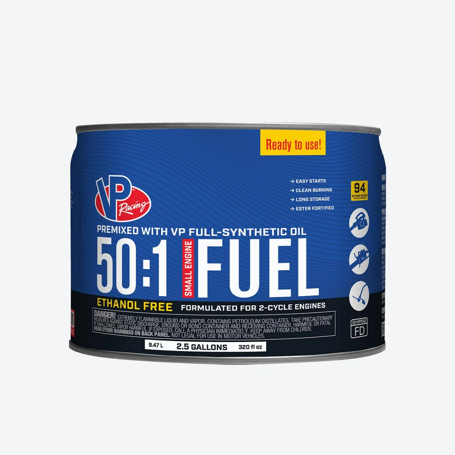 VP Racing 50:1 Fuel Mix: Premixed Ethanol-Free 94 Octane - Image 6