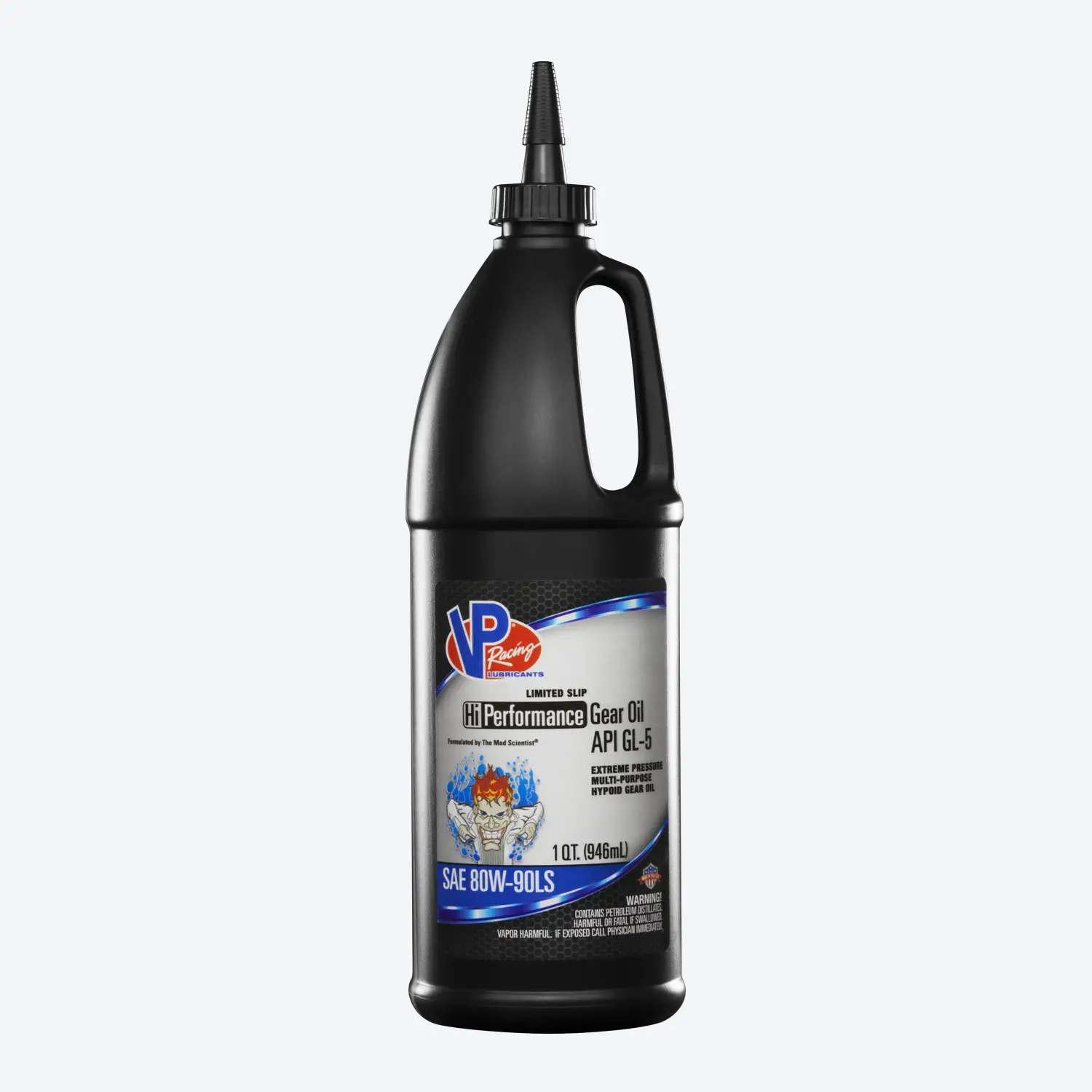 VP Racing Hi-Performance Hypoid 80W90 GL5 Gear Oil: Limited Slip Non-Synthetic